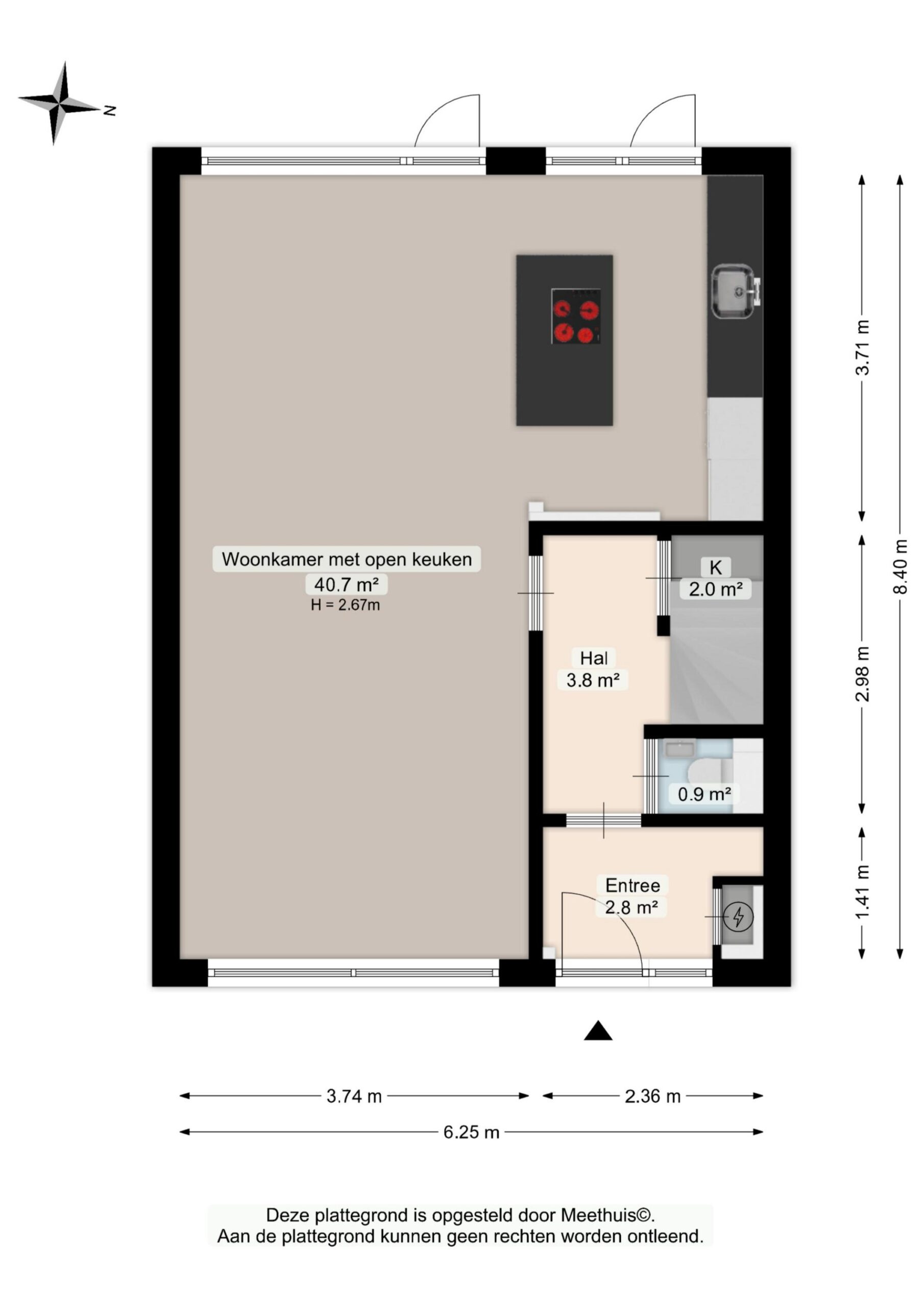 Tussenwoning te koop: Hobbemaweg 4, Eelde